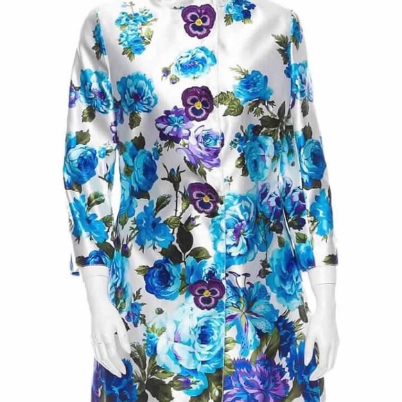 Gorgeous Andrew Gn Floral Print Coat - Picture 1 of 9